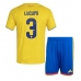 Colombia Jhon Lucumi #3 Barnkläder Hemma matchtröja till baby VM 2026 Kortärmad (+ Korta byxor) Billigt